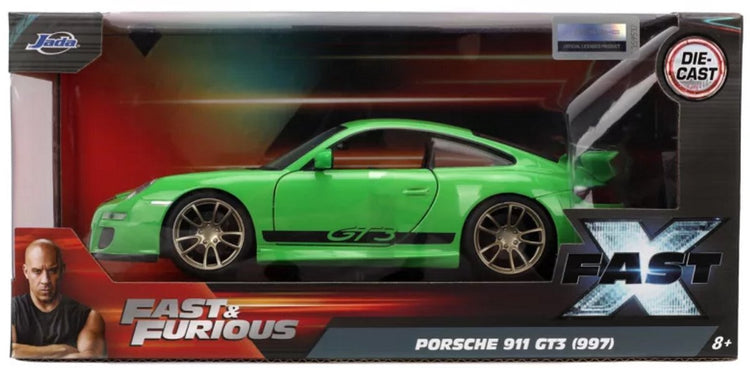 Jada jouets fast furious - fast x - porsche 911 gt3 (997) - jada - 1:24