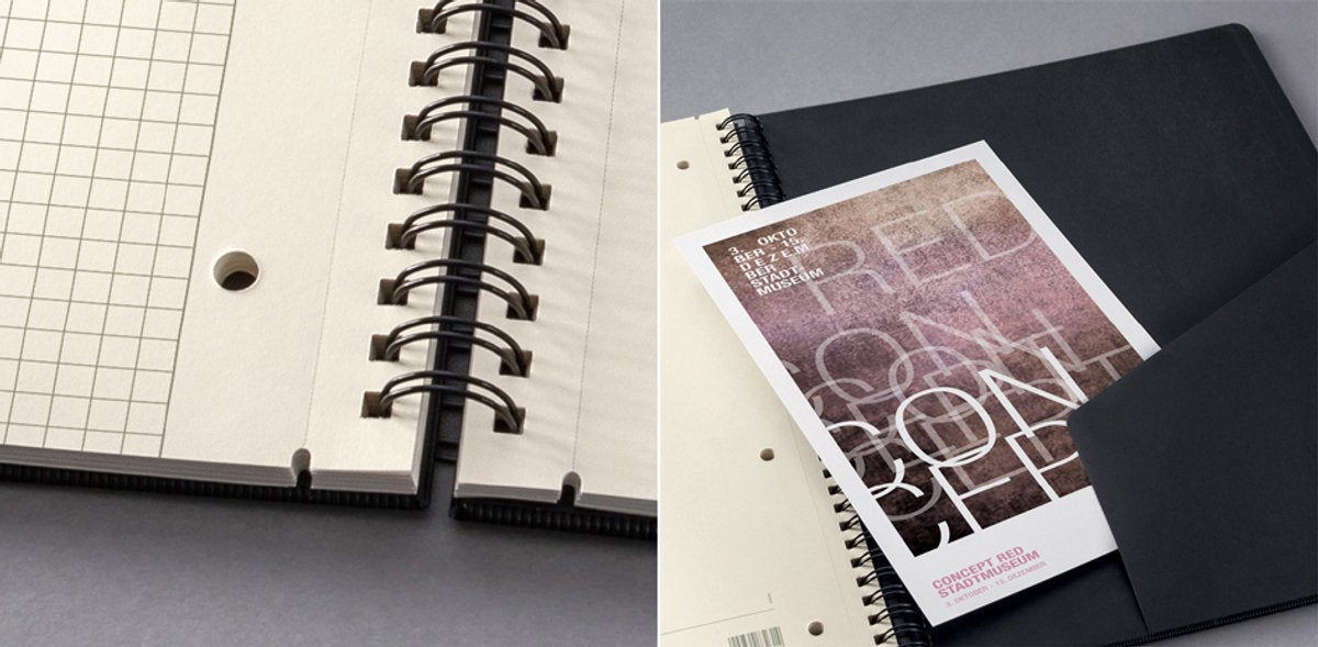 Sigel bloc spirale conceptum couverture rigide co824 bleu foncé din a4 vérifié nombre de pages : 80