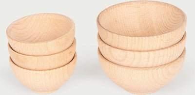 Bols en bois Tickit ® 92 mm - lot de 3
