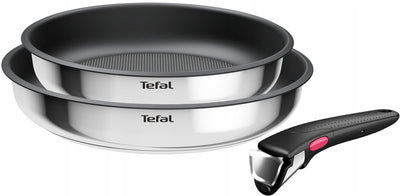 Tefal Cook Eat 22 Set de poêles 26 cm argent