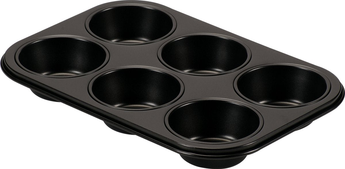 Moule à muffins culinaires de base 12 tasses – moule à pâtisserie sans PFA – acier au carbone – pour cupcakes et muffins