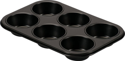 Moule à muffins culinaires de base 12 tasses – moule à pâtisserie sans PFA – acier au carbone – pour cupcakes et muffins
