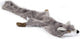 Beeztees flatino fox - jouet pour chien - gris - 52x15x2,5 cm