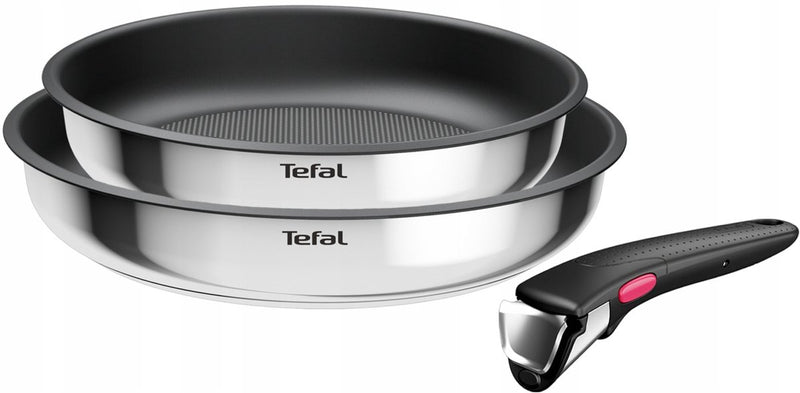 Tefal Cook Eat 22 Set de poêles 26 cm argent