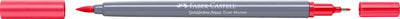 Faber-castell - marqueur aquarelle duo goldfaber - rouge brillant 122 - pinceau 0,6mm - fc-164622