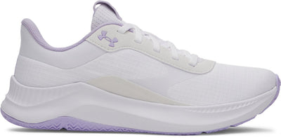Under armour ua w aurora 3-wht chaussures de sport femme - blanc - violet crête
