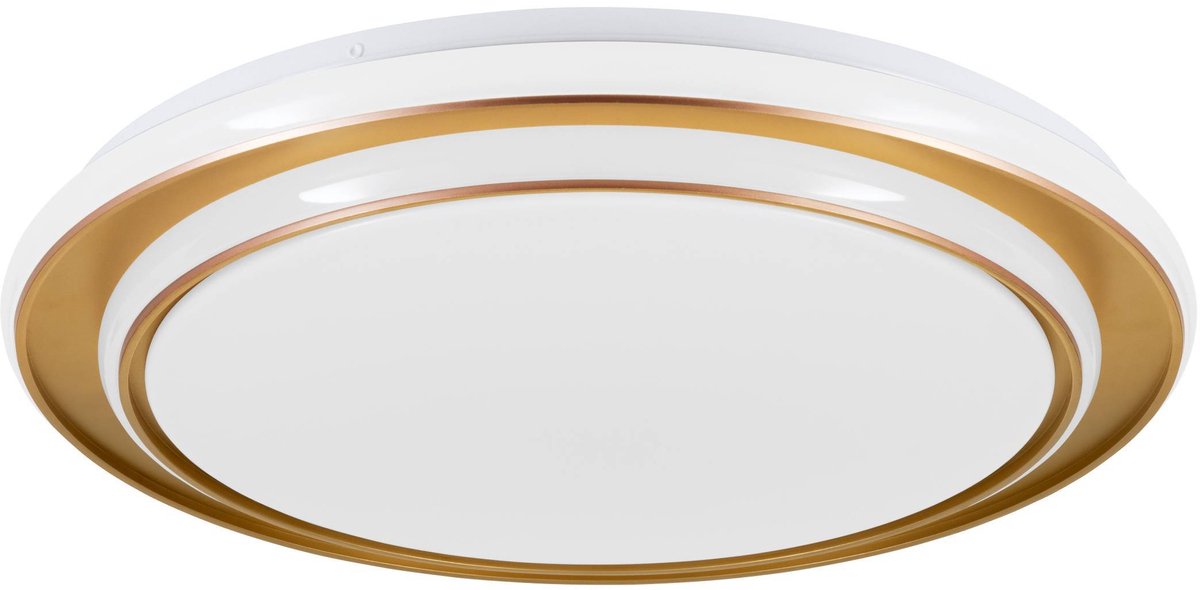 Plafonnier Eglo moschetta - ø 49 cm - blanc doré - lumière blanche orientable (lumière chaude, neutre et lumière du jour)