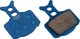 Bbb plaquettes de frein de cyclisme discstop compatibles avec les freins à disque formula mega bbs-67t - bleu