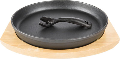 Gourou du grill - plaque de cuisson en fer - support - plaque de cuisson en fer - support - ø 25cm