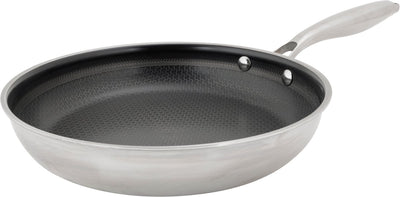 Poêle hexapro tendance Cosy - ø24x4,5 cm - sans PFA - poêle à induction - passe au four jusqu'à 200°c - chauffe rapide - sans couvercle - gris argenté