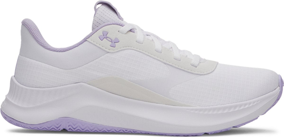 Under armour ua w aurora 3-wht chaussures de sport femme - blanc - violet crête