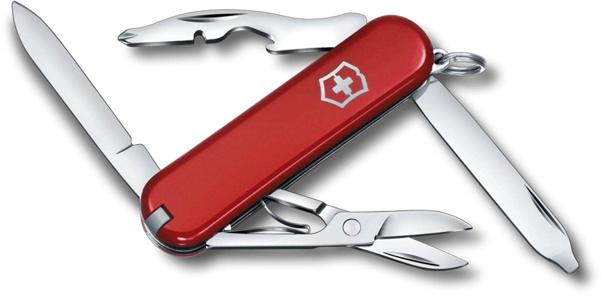 Couteau de poche Victorinox Rambler 10 fonctions rouge