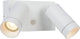 Lucide Taylor - applique murale spot intérieur extérieur - 2xgu10 - ip54 - détecteur de mouvement - blanc
