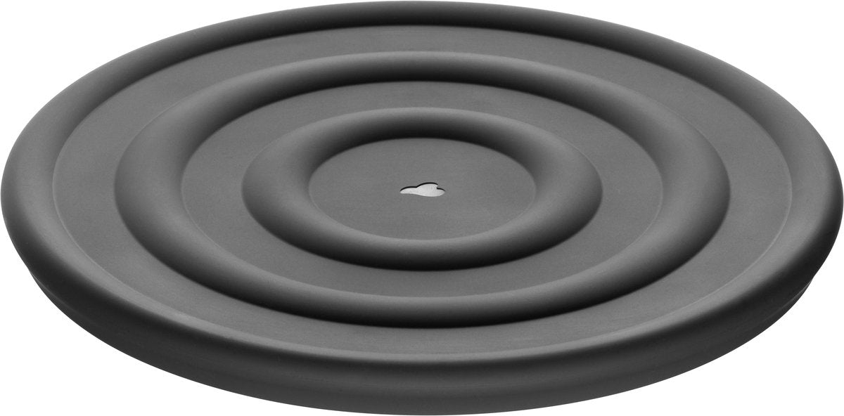 Leonardo cucina couvercle en silicone 22cm gris foncé
