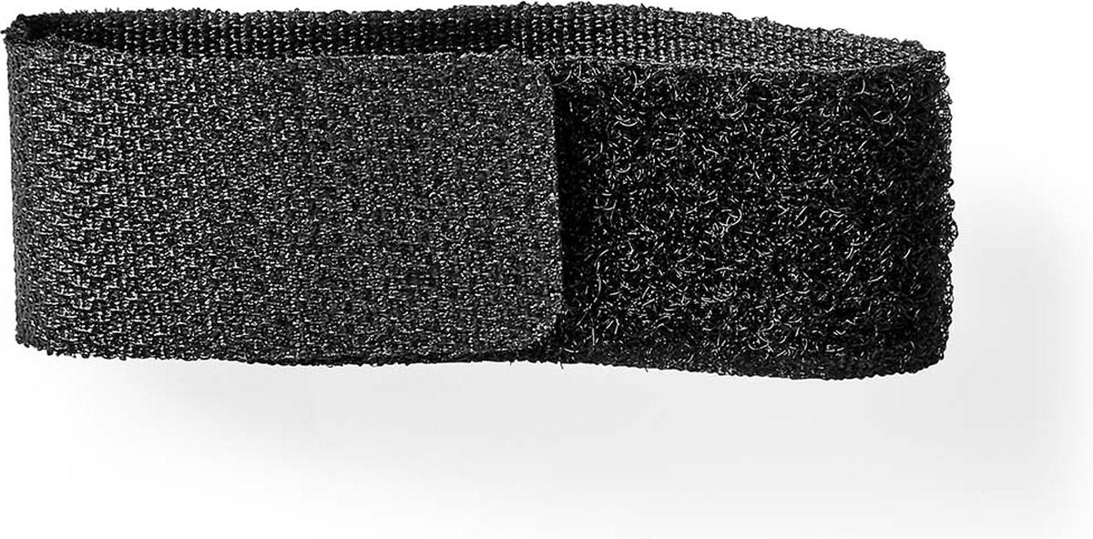 Gestion des câbles Nedis - Velcro - verrouillé - 6 pièces - nylon - noir