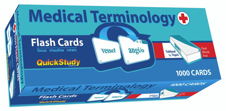 Quickstudy terminologie médicale 1000 cartes flash : un outil