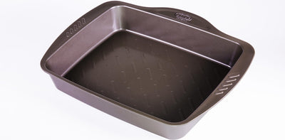 Plat de cuisson rectangulaire Pyrex asimetria - métal - 5 litres - marron