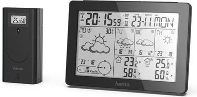 Hama centre de prévisions météo meteotime noir