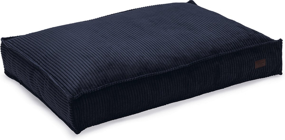 Designed by lotte ribbed - coussin pour chien - anthracite - 100x70x15 cm