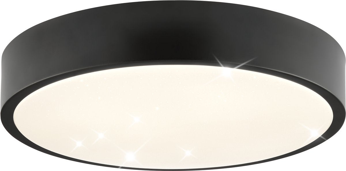 Brillant slimline étoilé - ø 29,3 cm - led 6w - 4000k - noir et blanc