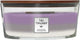 Bougie parfumée ellipse Woodwick Heartwick Flame Trilogy - Ciel améthyste - 50 heures de combustion