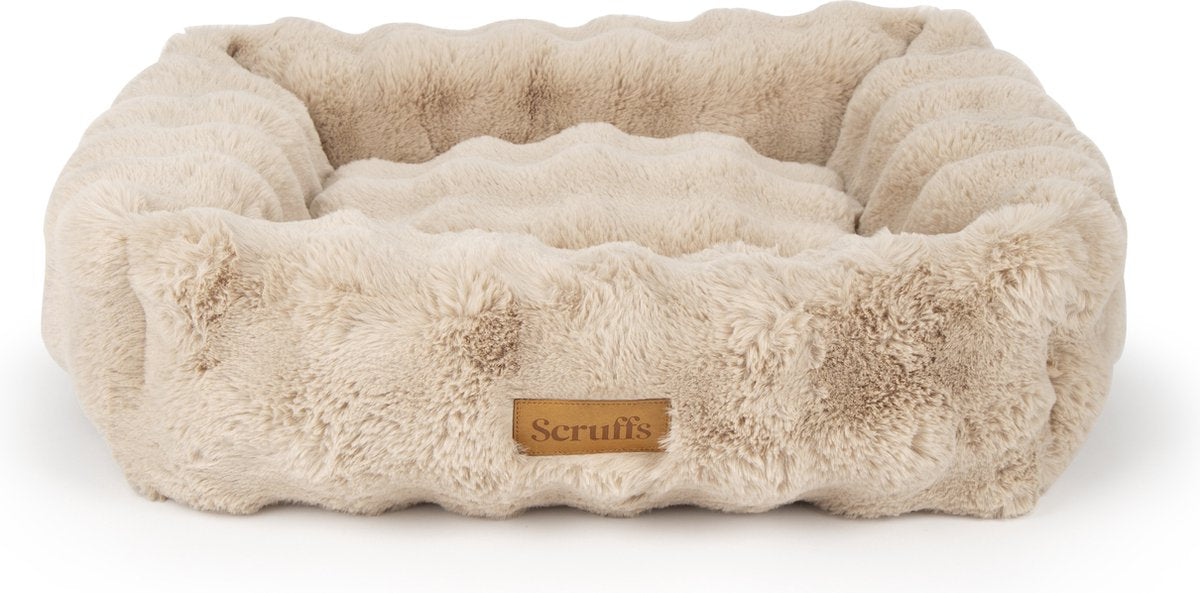 Scruffs - lit box alpin - panier pour chien - champagne - x-large 90 x 70 cm