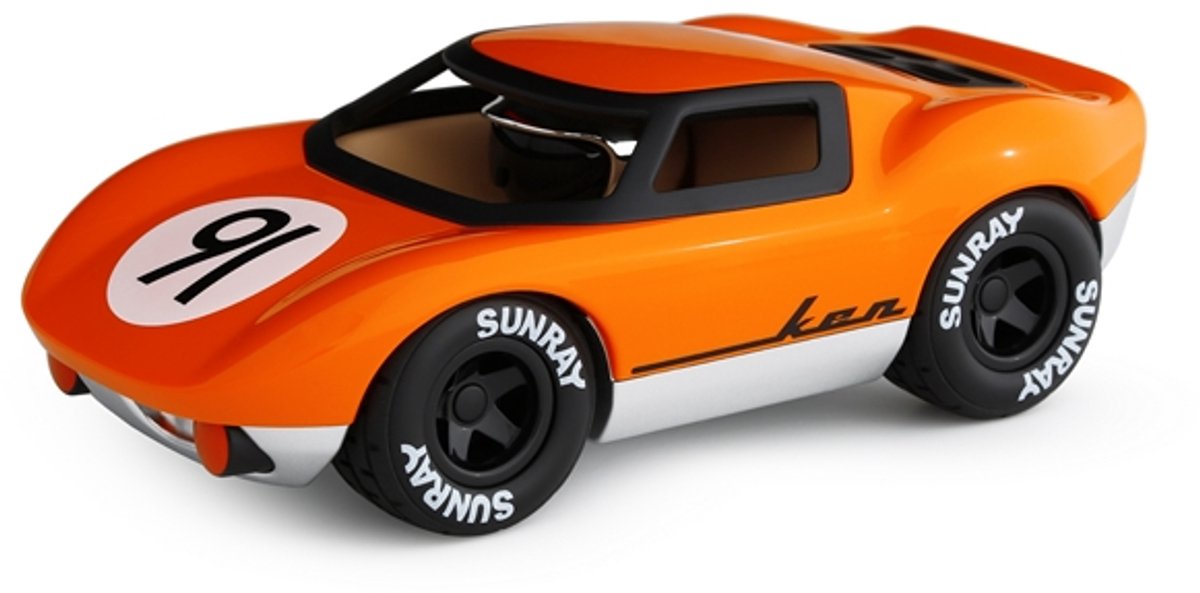 Playforever - petite voiture - Ken Gibson - orange
