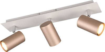 Trio marley - spot - moka - excl. 3x gu10 4,9 w -