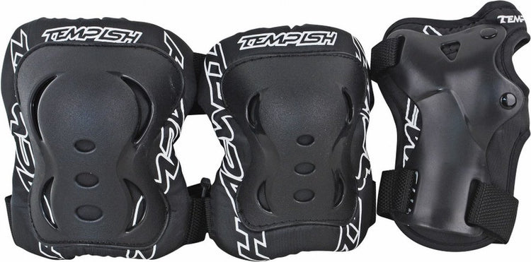 Tempish - fid - protection pour patins - pack de 3 - adultes - noir - l