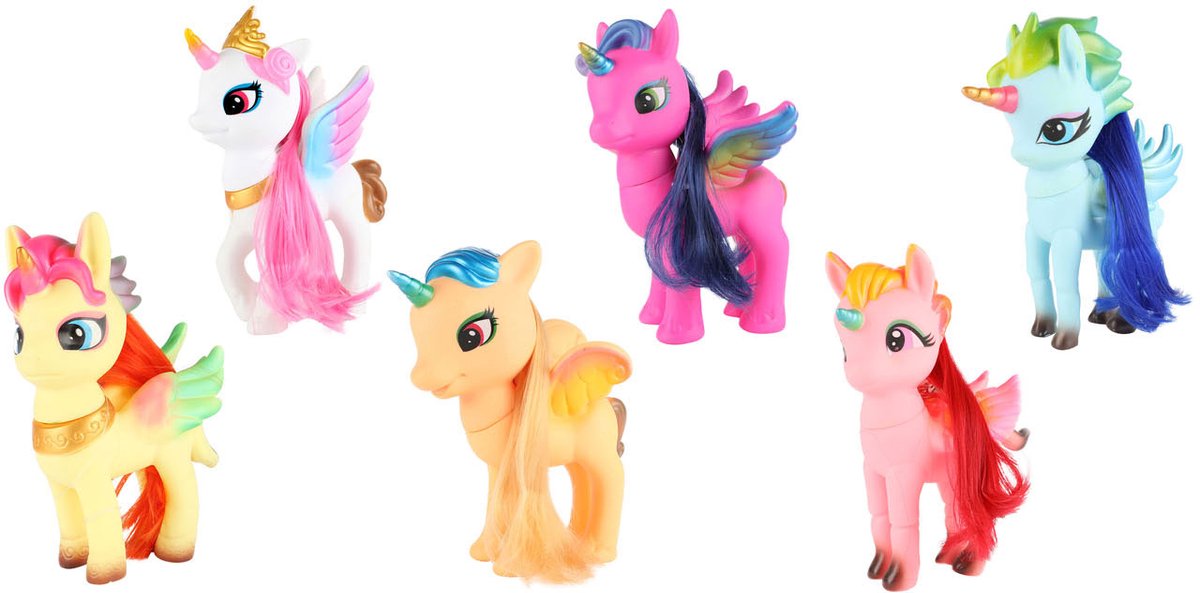 Dream Horse Unicorn aux cheveux longs, 13 cm