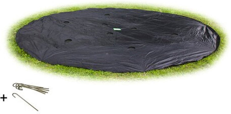 Exit toys exit housse de trampoline au sol ø244cm - housse de protection pour trampoline - résistante aux intempéries - ronde - bâche