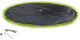 Exit toys exit housse de trampoline au sol ø244cm - housse de protection pour trampoline - résistante aux intempéries - ronde - bâche