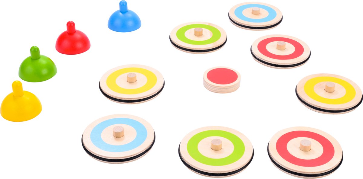Jeu de curling en salle en bois - 2 à 4 joueurs