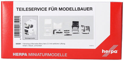 Herpa Mercedes Benz Actros S. ventilation latérale (2 pcs.), blanc