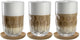 Verre Leonardo gocce latte macchiato 390ml avec dessous de verre - set 3
