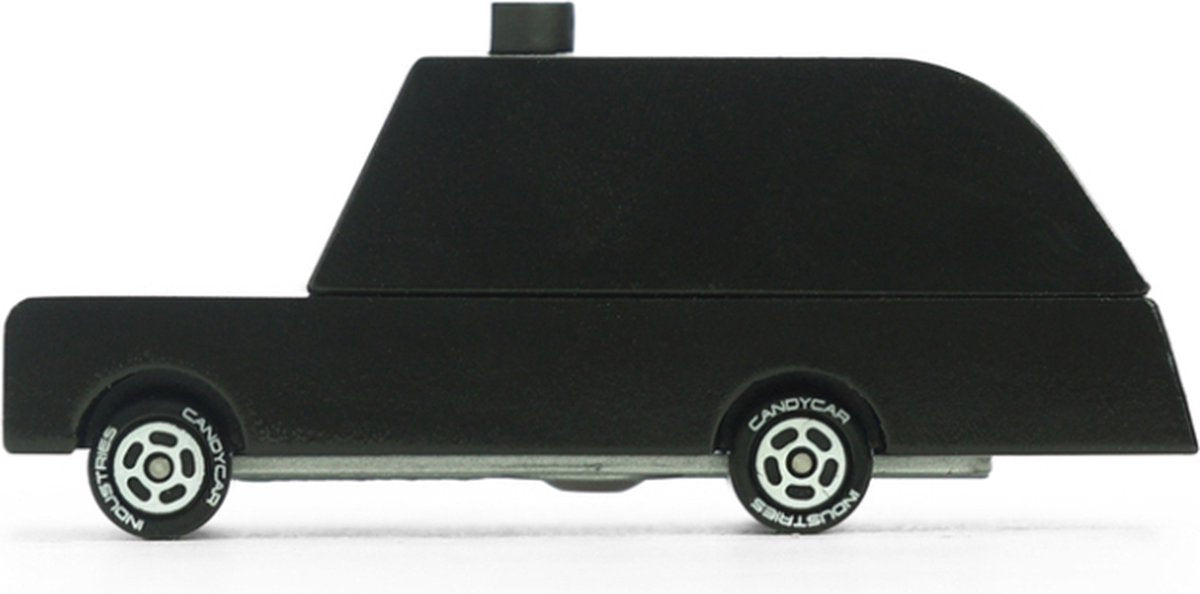 Candylab Toys Candycar World : Taxi de Londres (L803) 8,9 x 3,8 x 3,8 cm, moulé sous pression en bois, dans une boîte cadeau, 3+