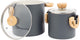 Bo-camp - collection outdoor urbain - set de poêles - barbacane - aluminium - induction - 2 pièces
