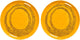 Serax - fête ottolenghi - assiette l - jaune noir - 26 ø - 2 pièces