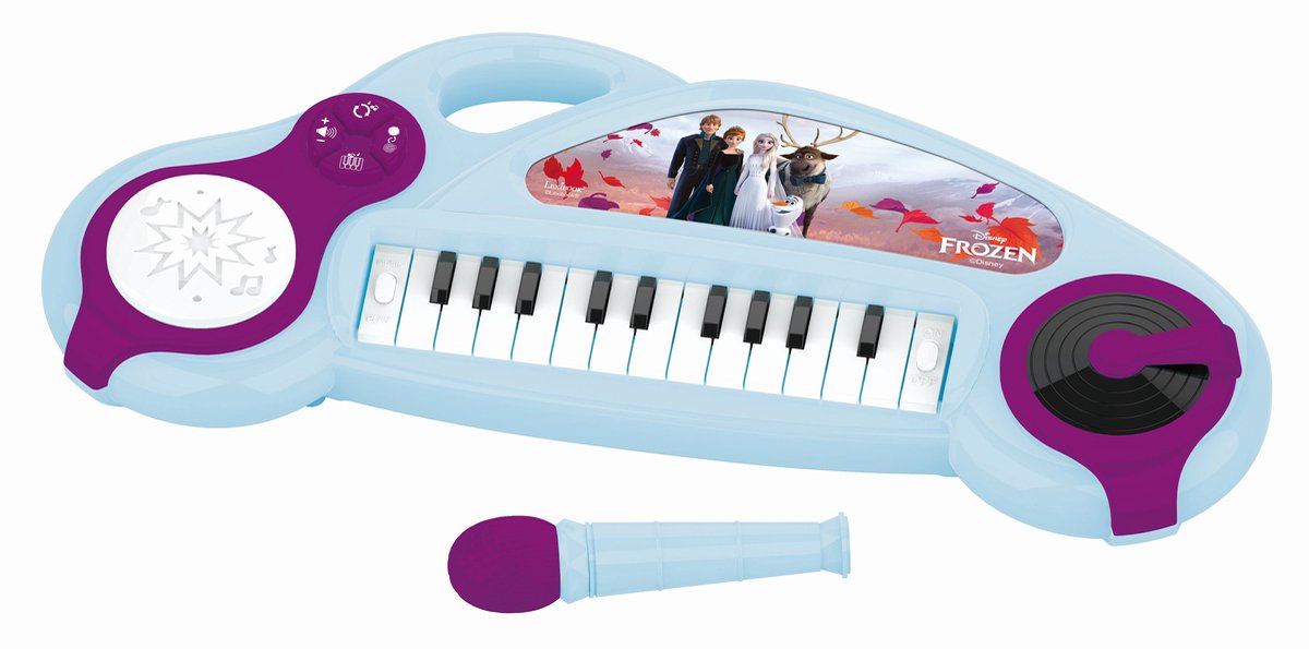 Clavier électronique amusant La Reine des Neiges Lexibook avec éclairage