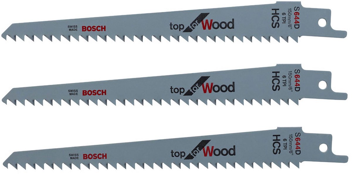 Lames de scie alternative Bosch keo - 3 pièces