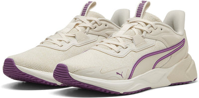 Puma disperse xt 4 knit chaussures de sport unisexes - alpine neige-électrique orchidée-prune vin