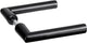 Impresso - Garniture de porte London (2 x poignée de porte sans rosace) - aluminium - noir mat