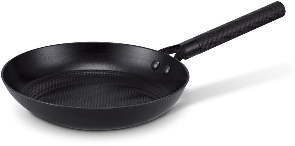 Poêle à frire Brabantia Patron - ø 24 cm - poêle durable avec poignée design luxueuse - 100% sans PFA - revêtement antiadhésif en céramique - poêle à induction - noir