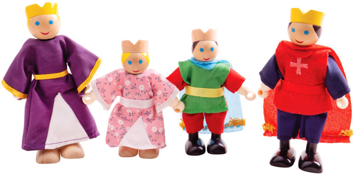 Poupées Bigjigs - famille royale