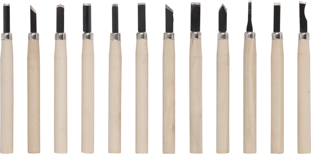 Kreator - outils à main - krt461002 - mini ciseau à bois - 135 mm - 12 pcs.