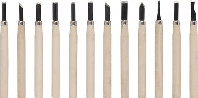 Kreator - outils à main - krt461002 - mini ciseau à bois - 135 mm - 12 pcs.