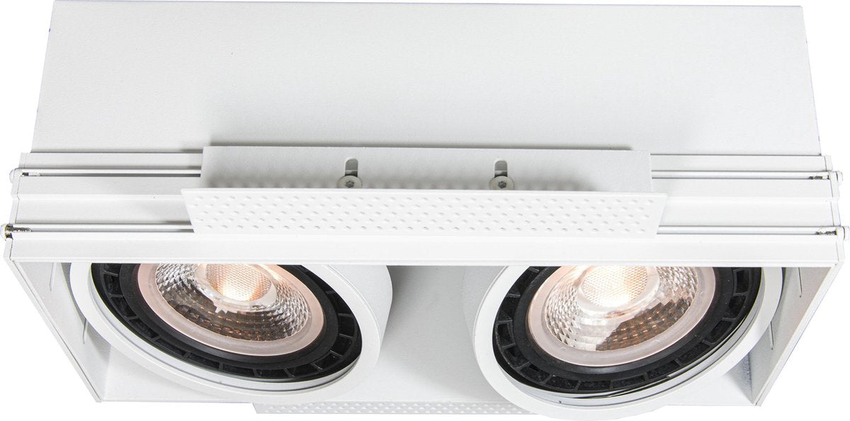 Lucide trimless - spot encastré - 2xgu10 (es111) - blanc