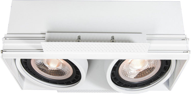 Lucide trimless - spot encastré - 2xgu10 (es111) - blanc