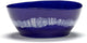 Serax - fête ottolenghi - bol l - bleu foncé blanc - 18 ø - 4 pièces