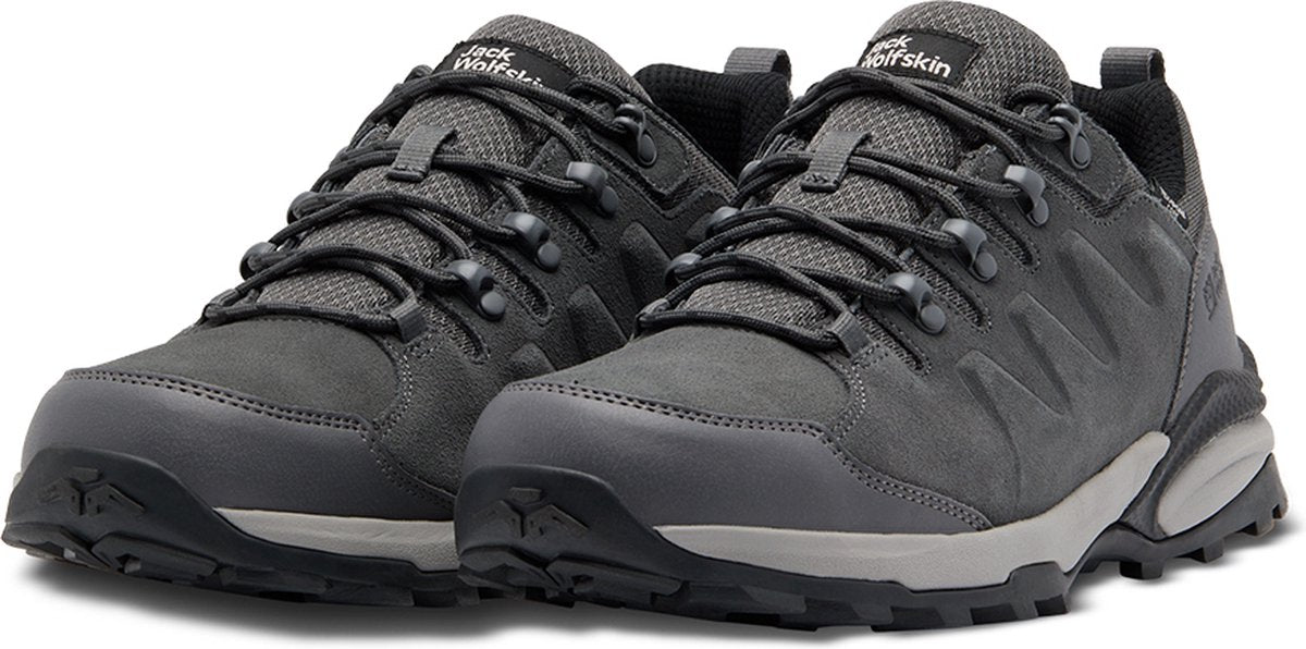 Jack wolfskin chaussures de randonnée refugio texapore low m pour homme - ardoise - taille 41